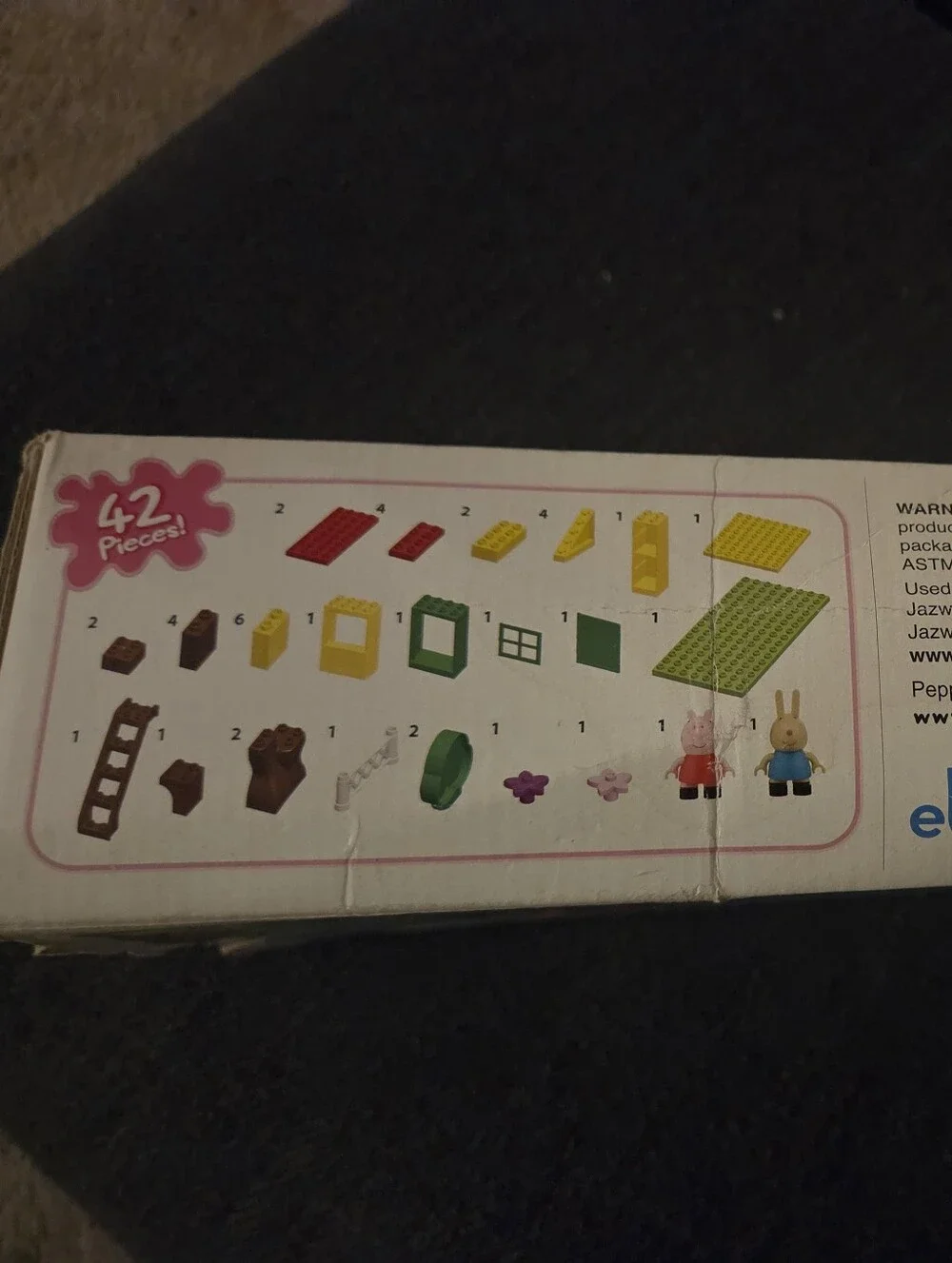 Peppa Pig Buildable Treehouse. Complete. Broken Box